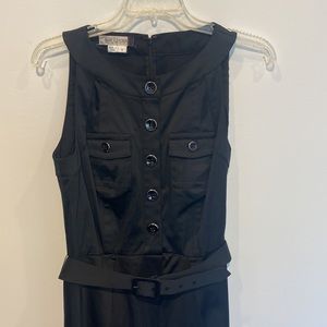 Kay Unger Black size 10 sleeveless dress cotton/polyester blend like new